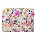 Abstract Floral Background 15  Vertical Laptop Sleeve Case With Pocket View2