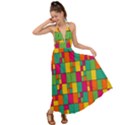 Abstract-background Backless Maxi Beach Dress View1