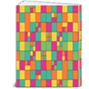 Abstract-background 7  x 9  Softcover Notebook View2