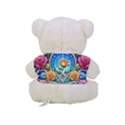 Roses Floral Stained Glass Vibrant Full Print Tee for Cuddly Teddy Bear View2