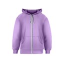 Luscious Lavender Hex #cca3e7 Kids  Zipper Hoodie View1