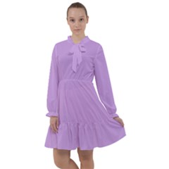 Luscious Lavender Hex #cca3e7 All Frills Dress