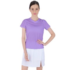 Luscious Lavender Hex #cca3e7 Women s Sports Top