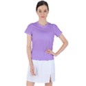 Luscious Lavender Hex #cca3e7 Women s Sports Top View1