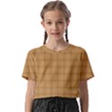 Autumn Fall Plaid Tartan 1 Kids  Basic T-Shirt View1