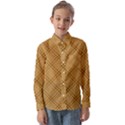 Autumn Fall Plaid Tartan 1 Diagonal Kids  Long Sleeve Shirt View1