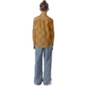Autumn Fall Plaid Tartan 1 Diagonal Kids  Long Sleeve Shirt View2