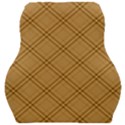 Autumn Fall Plaid Tartan 1 Diagonal Car Seat Velour Cushion  View1