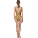 Autumn Fall Plaid Tartan 1 Diagonal Center Cut Out Swimsuit View2