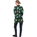 Doodle Dot Drawing Long Sleeve Velvet Kimono  View2