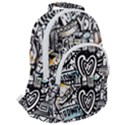 Doodle New York City Nyc Rounded Multi Pocket Backpack View2