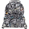 Doodle New York City Nyc Rounded Multi Pocket Backpack View3