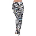 Doodle New York City Nyc Velvet Leggings View2