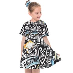 Doodle New York City Nyc Kids  Sailor Dress