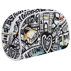 Doodle New York City Nyc Make Up Case (medium)