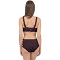 Pattern Ha Ha Ha  Abstract Black Dark Doodle Hahaha Pattern Physco Cage Up Bikini Set View2