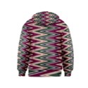 Pattern Zigzag Stripe Design Kids  Zipper Hoodie View2