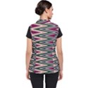 Pattern Zigzag Stripe Design Women s Puffer Vest View2