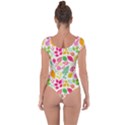 Leaves Pattern Seamless Texture Short Sleeve Leotard  View2