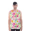 Leaves Pattern Seamless Texture Men s Basketball Tank Top View1