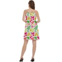 Leaves Pattern Seamless Texture Mini Camis Dress With Pockets View4