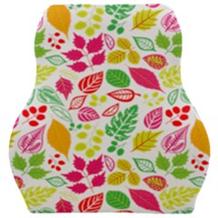 Leaves Pattern Seamless Texture Car Seat Velour Cushion 
