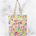 Leaves Pattern Seamless Texture Double Zip Up Tote Bag View2