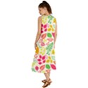 Leaves Pattern Seamless Texture Summer Maxi Dress View2