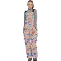 Ice Cream Donut Sweets Candie Women s Side Zip Front Pouch Ski And Snowboard Bib Pants	 View2