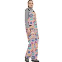 Ice Cream Donut Sweets Candie Women s Side Zip Front Pouch Ski And Snowboard Bib Pants	 View3