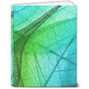 Texture Green Leaf Abstraction 3d 7  x 9  Hardcover Notebook View1