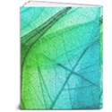 Texture Green Leaf Abstraction 3d 7  x 9  Hardcover Notebook View2