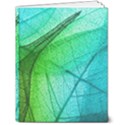 Texture Green Leaf Abstraction 3d 7  x 9  Softcover Notebook View1