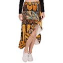 3d Letters Macro Wooden Letters Letters Textures Asymmetrical Ruffle Hem Skirt  View1