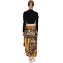 3d Letters Macro Wooden Letters Letters Textures Asymmetrical Ruffle Hem Skirt  View4