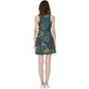 Flowers Floral Retro Flower Texture Inside Out Reversible Sleeveless Dress View2