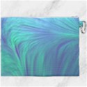 Psicodelia Zyguratti Texture Cyanturquoise Canvas Cosmetic Bag (XXXL) View2