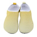 Amber Orange To Cream Yellow Linear Gradient Kids  Sock-Style Water Shoes View1