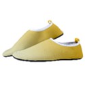 Amber Orange To Cream Yellow Linear Gradient Kids  Sock-Style Water Shoes View2
