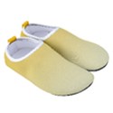 Amber Orange To Cream Yellow Linear Gradient Kids  Sock-Style Water Shoes View3