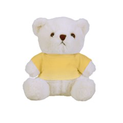 Cream Yellow To Amber Orange Bilinear Gradient Full Print Tee For Cuddly Teddy Bear