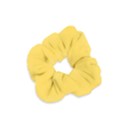 Cream Yellow To Amber Orange Bilinear Gradient Velvet Scrunchie View1