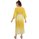 Cream Yellow To Amber Orange Bilinear Gradient Grecian Style  Maxi Dress View2