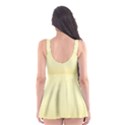 Amber Orange To Cream Yellow Bilinear Gradient Skater Dress Swimsuit View2