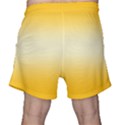 Amber Orange To Cream Yellow Bilinear Gradient Men s Shorts View2