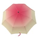 Crimson Red To Cream Yellow Linear Gradient Folding Umbrellas View1
