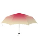 Crimson Red To Cream Yellow Linear Gradient Folding Umbrellas View3