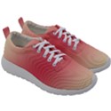 Cream Yellow To Crimson Red Bilinear Gradient Mens Athletic Shoes View3