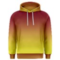 Burgundy Red To Electric Yellow Linear Gradient Men s Overhead Hoodie View1