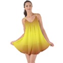 Burgundy Red To Electric Yellow Bilinear Gradient Love the Sun Cover Up View1